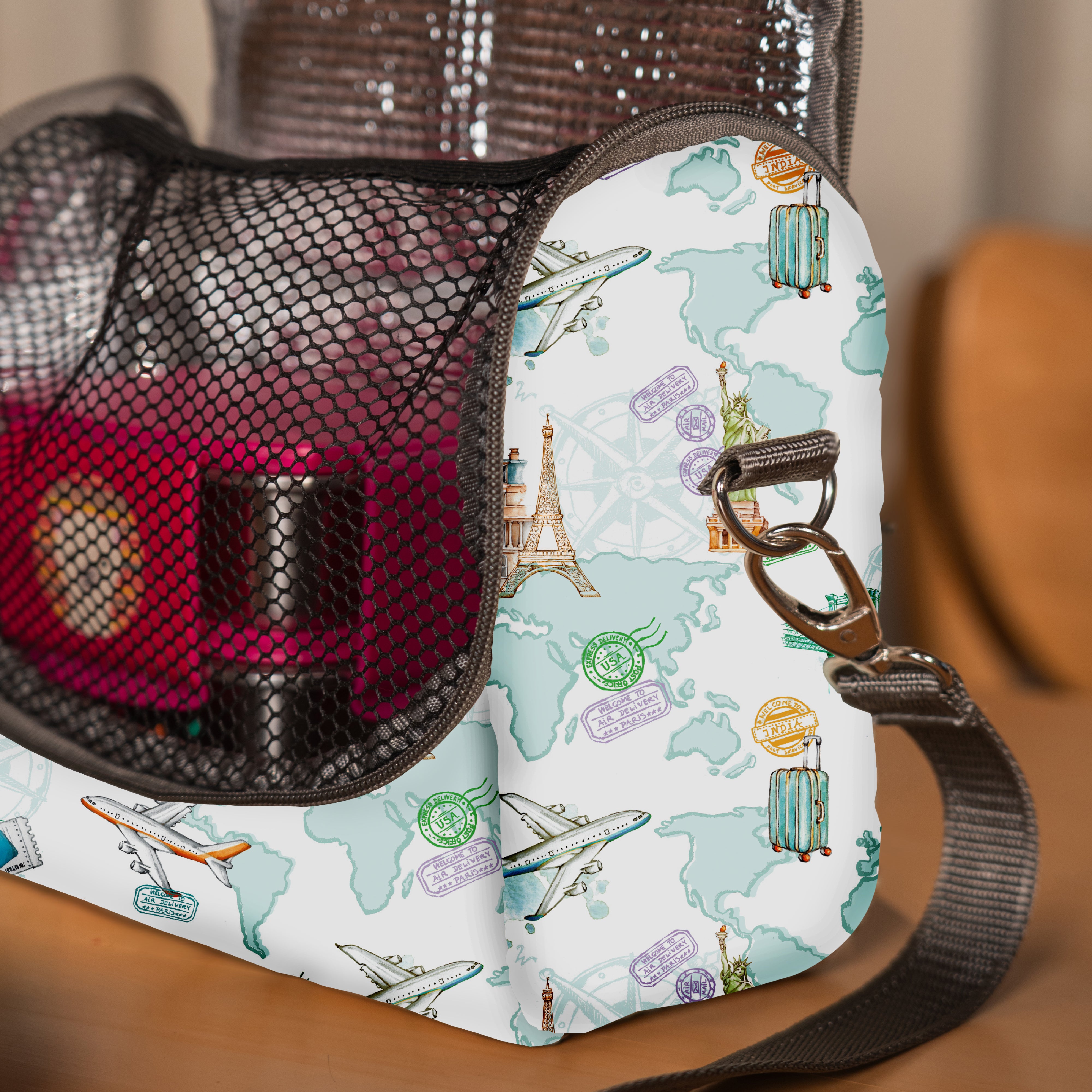 Passport To Wonderland Lunch Bag