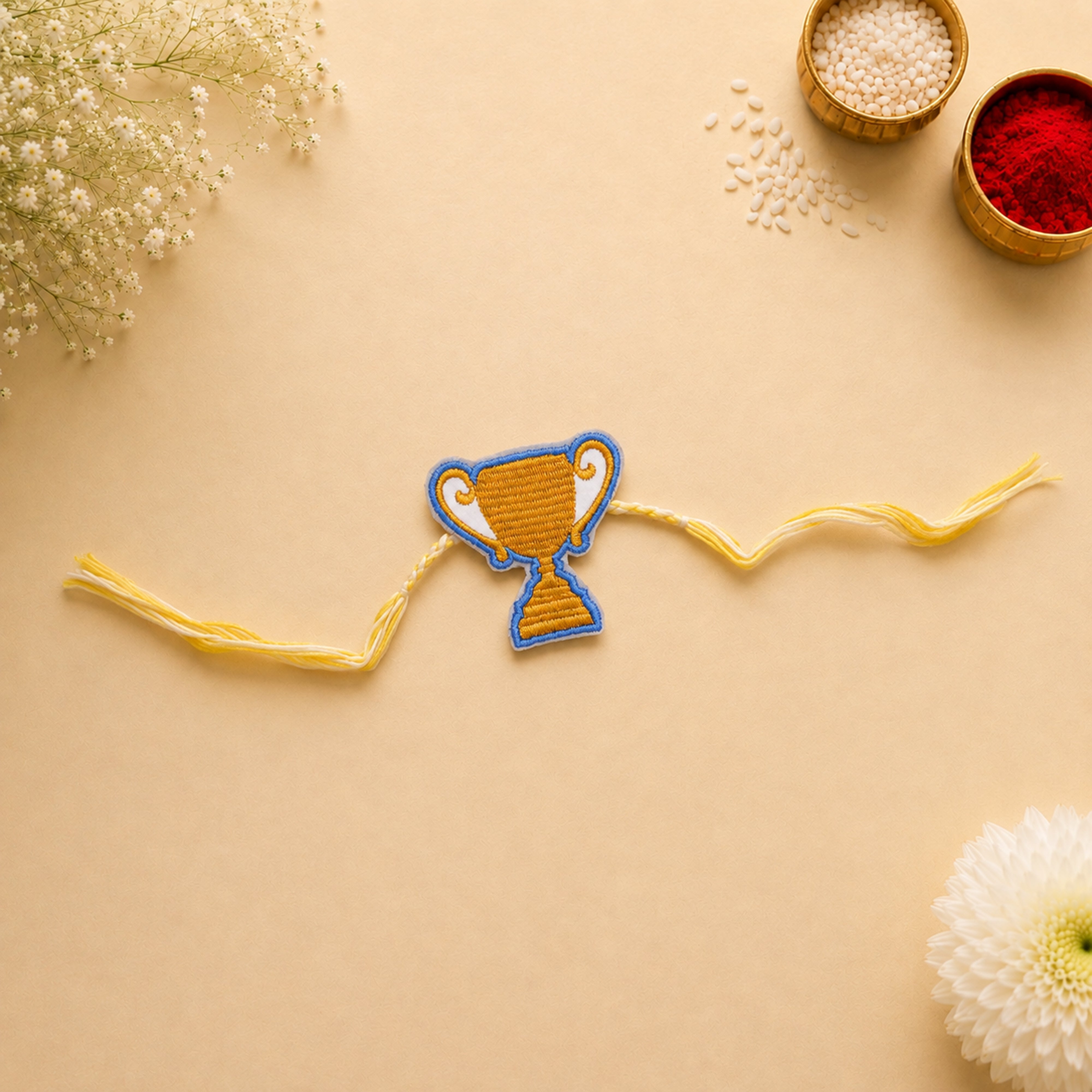 Champion Embroidered Rakhi