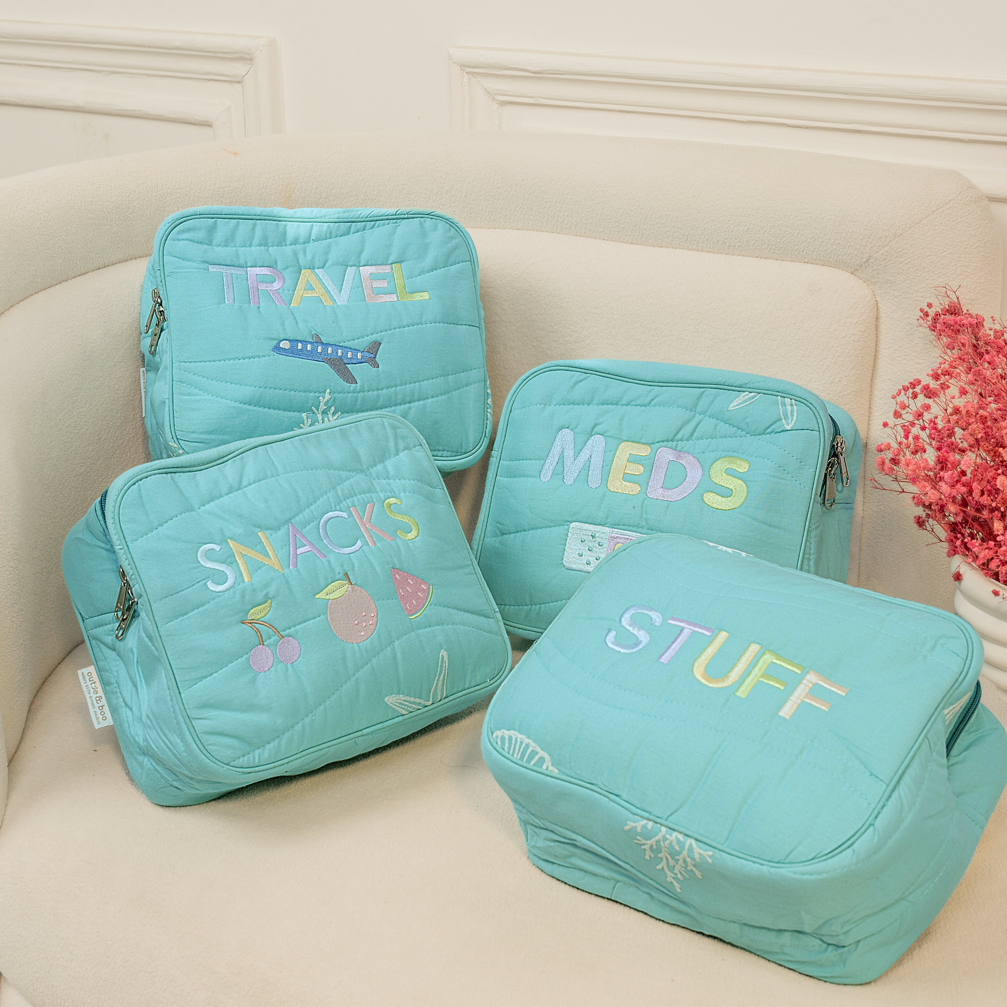 Little Keeper Pouches - Set of 4 – (Turquoise)
