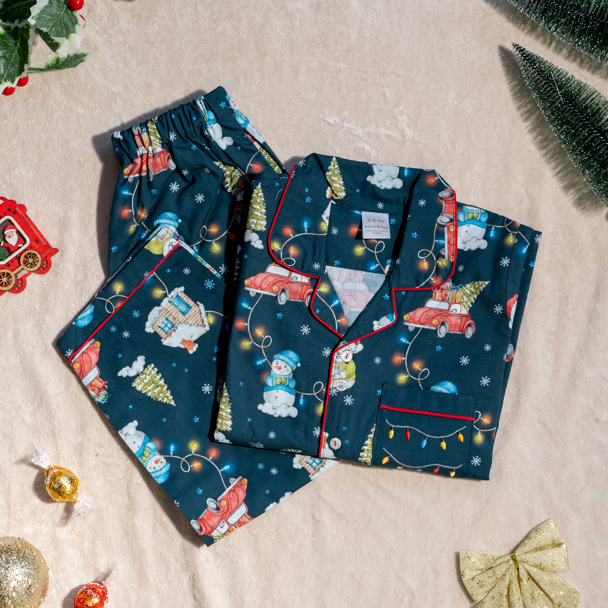 The Night Before Christmas Night Suit for Kids