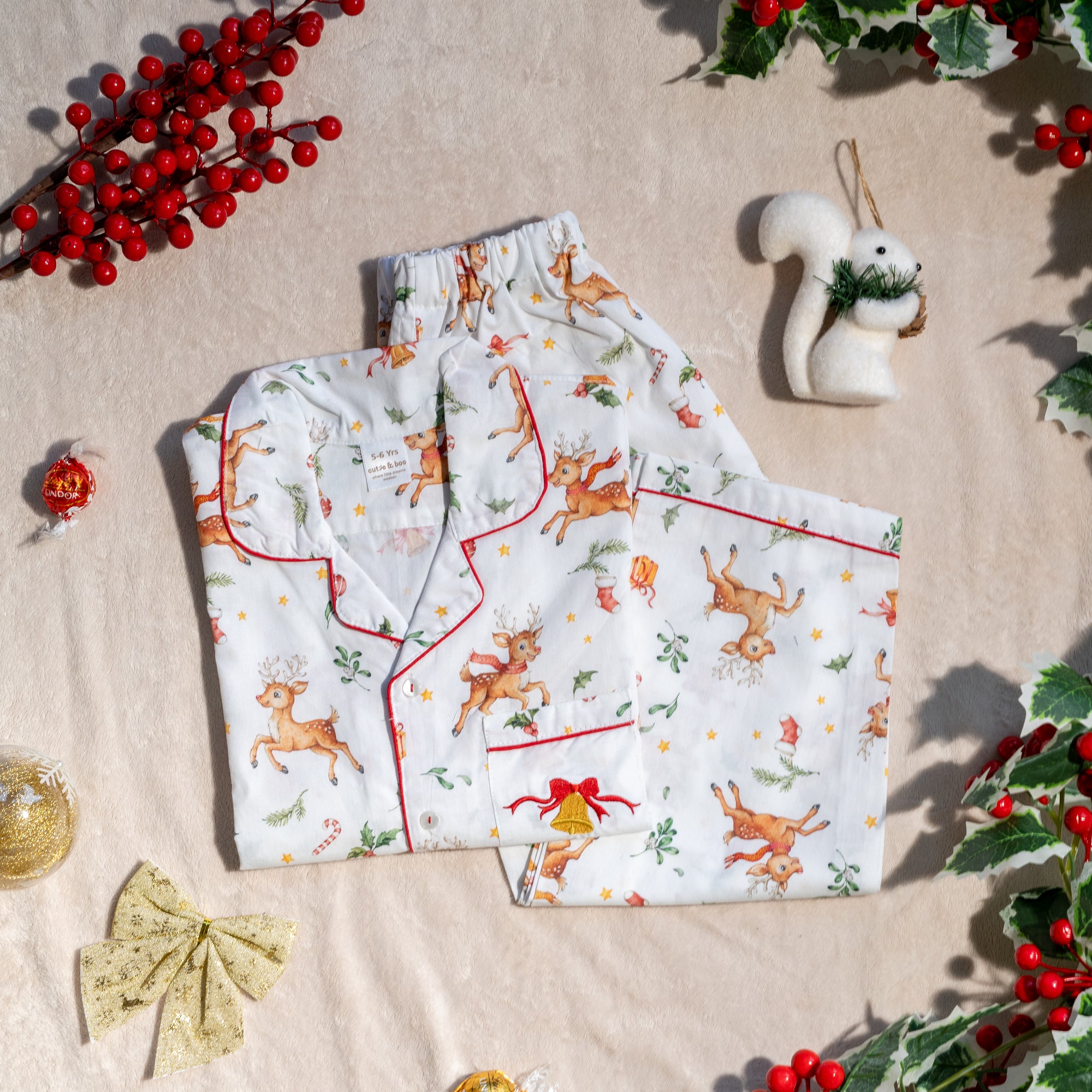 Rudolph’s Trail Night Suit for Kids