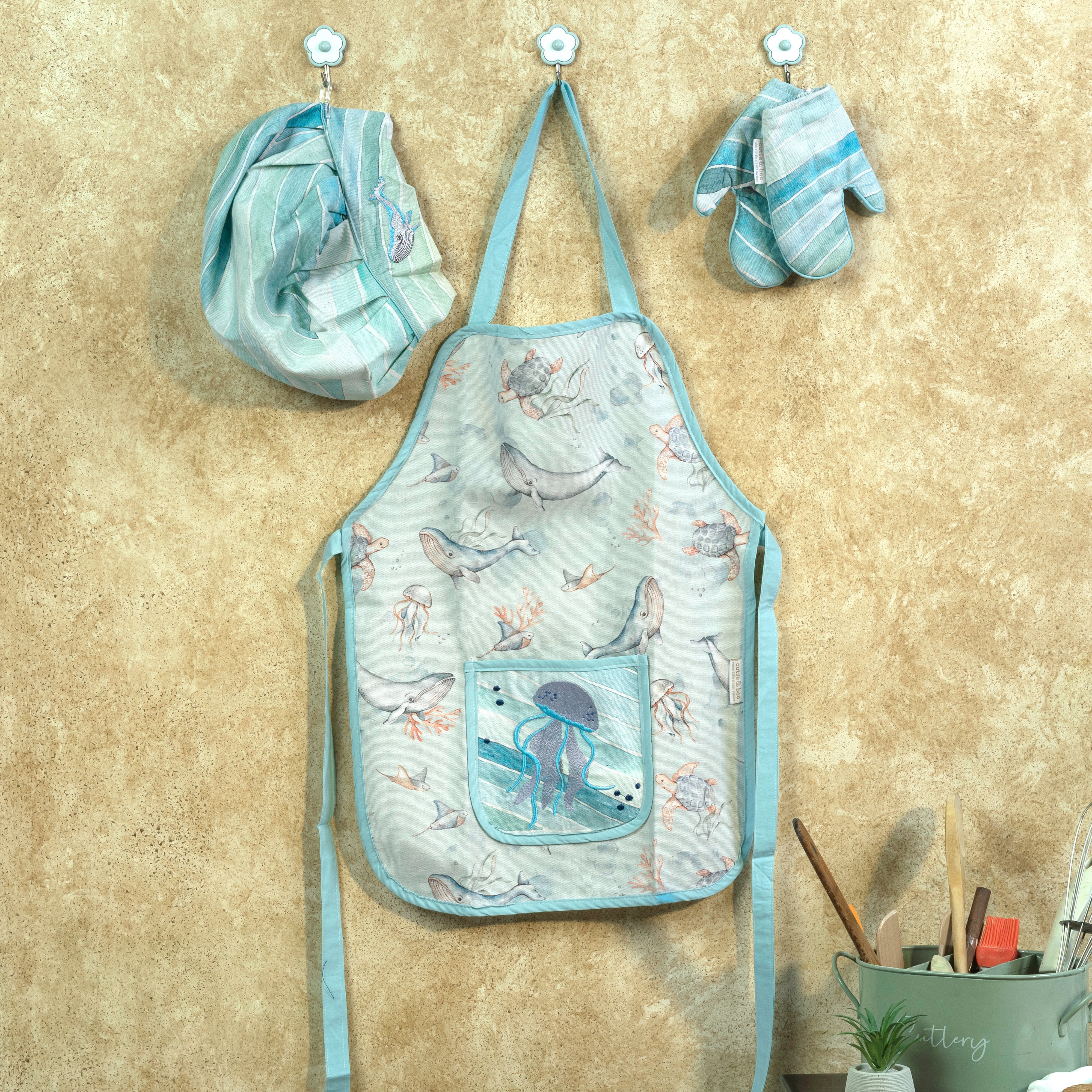 Maritime Magic Apron - Little Chef Trio Set