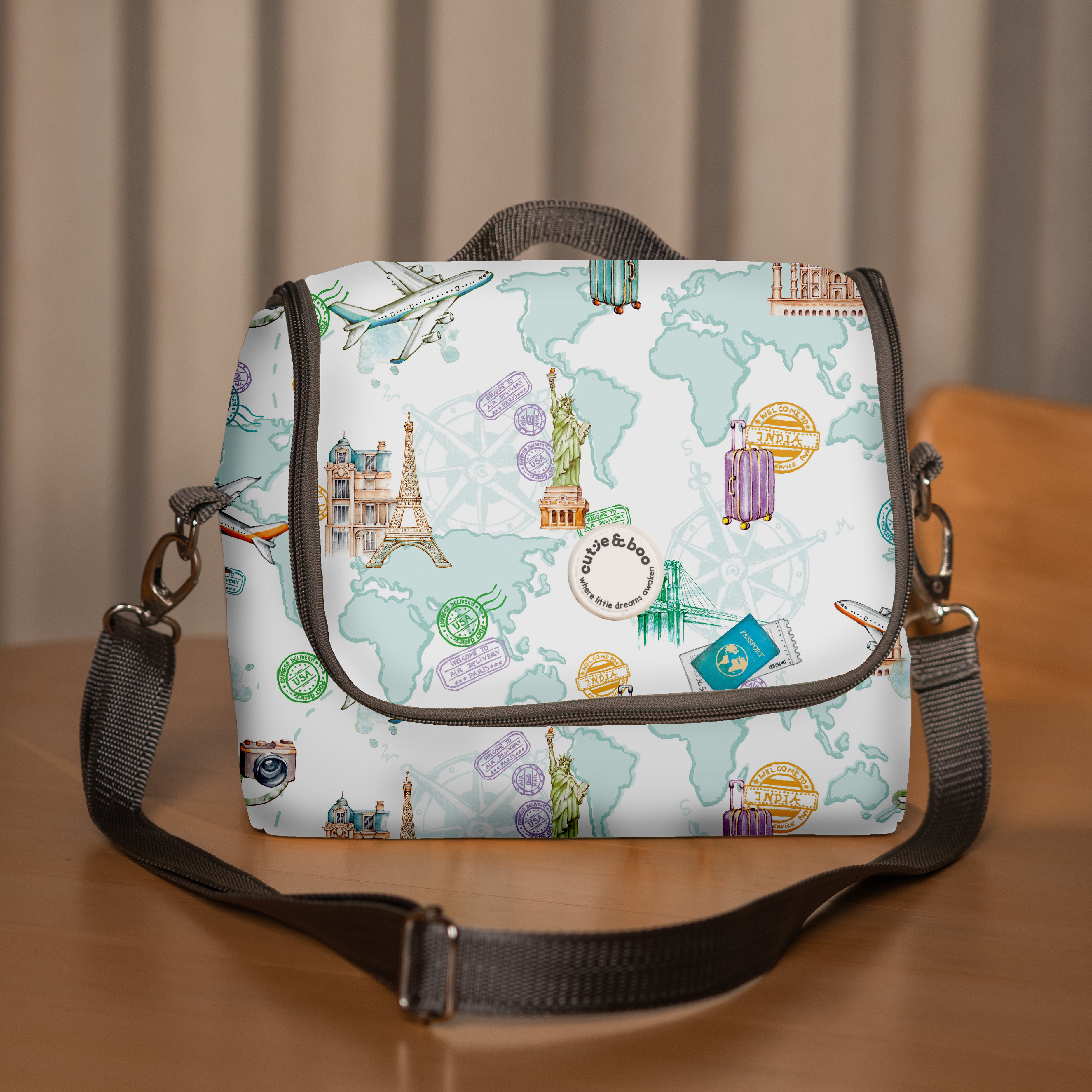 Passport To Wonderland Lunch Bag