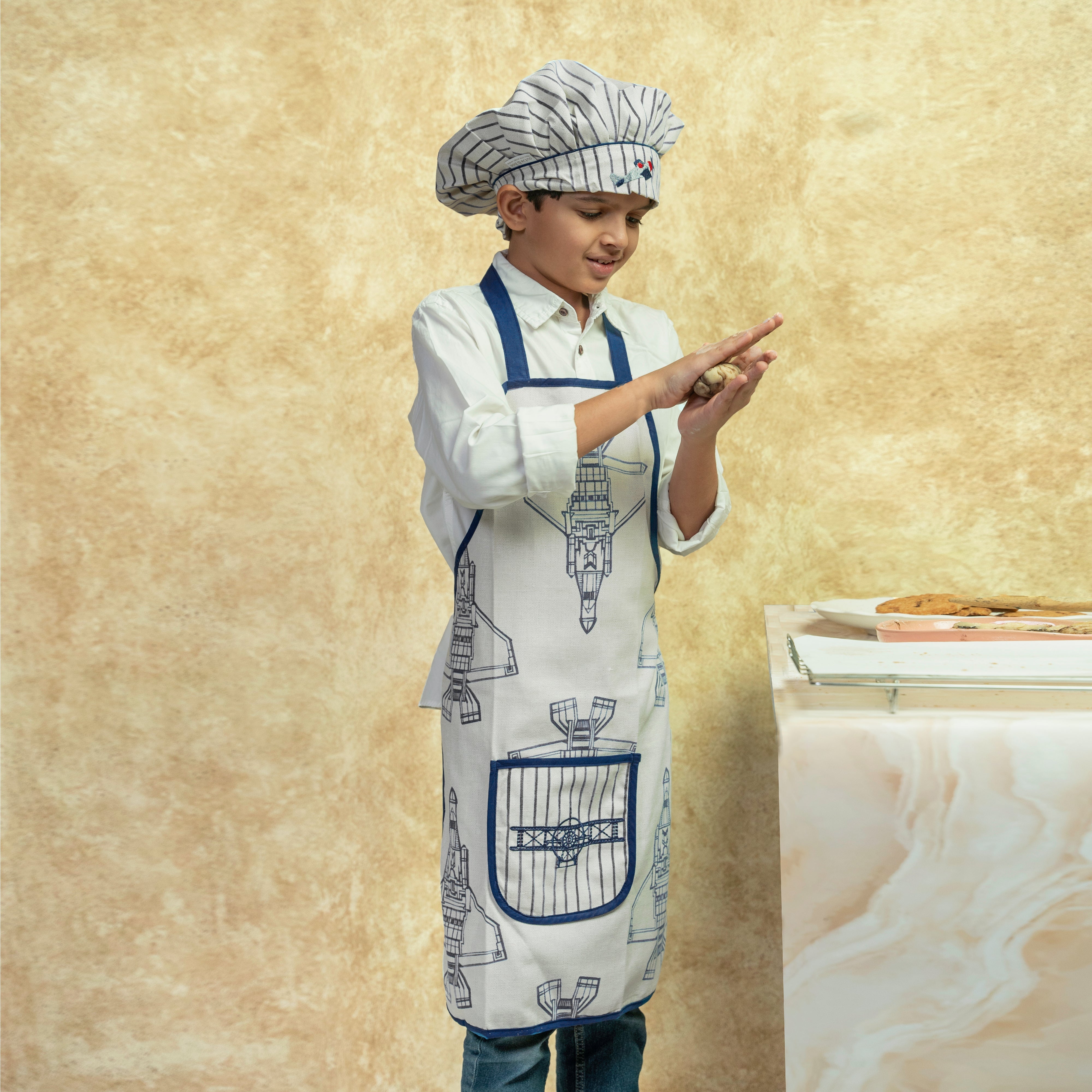 Fly Away With Me Apron Set - Little Chef Duo Set