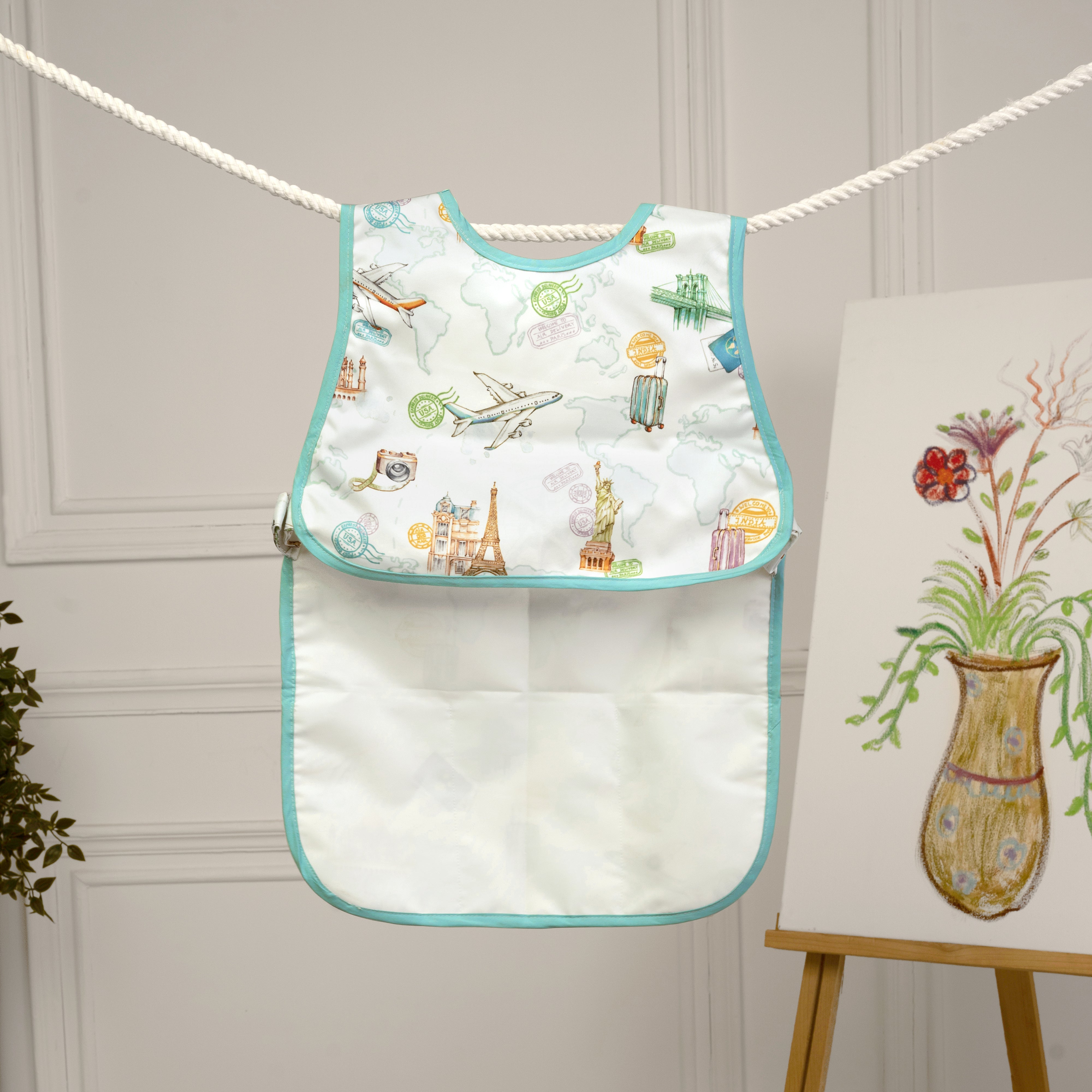 Passport To Wonderland Little Artist Apron (Sleeveless)