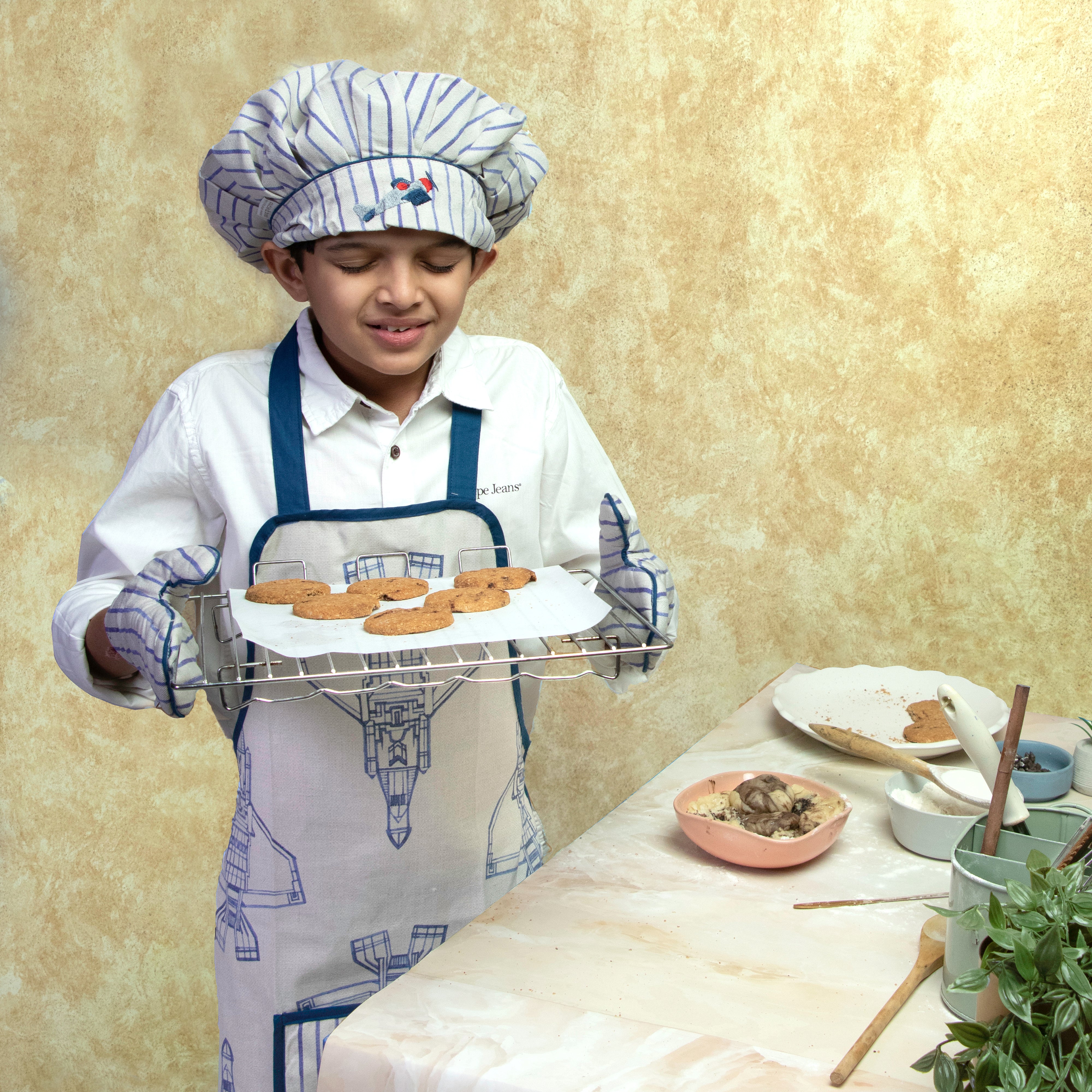 Fly Away With Me Apron - Little Chef Trio Set