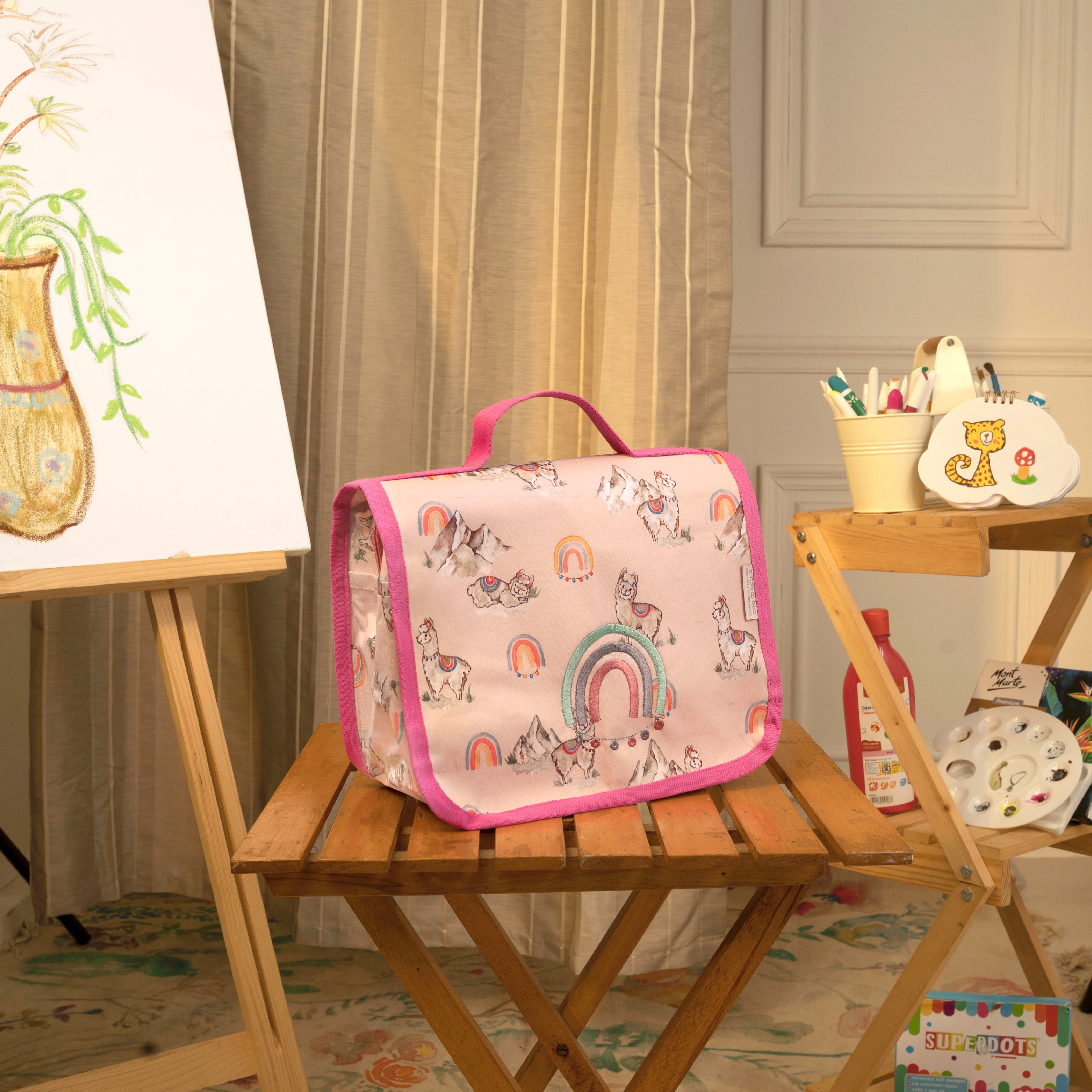 Ooh La Llama Little Artist Art Bag