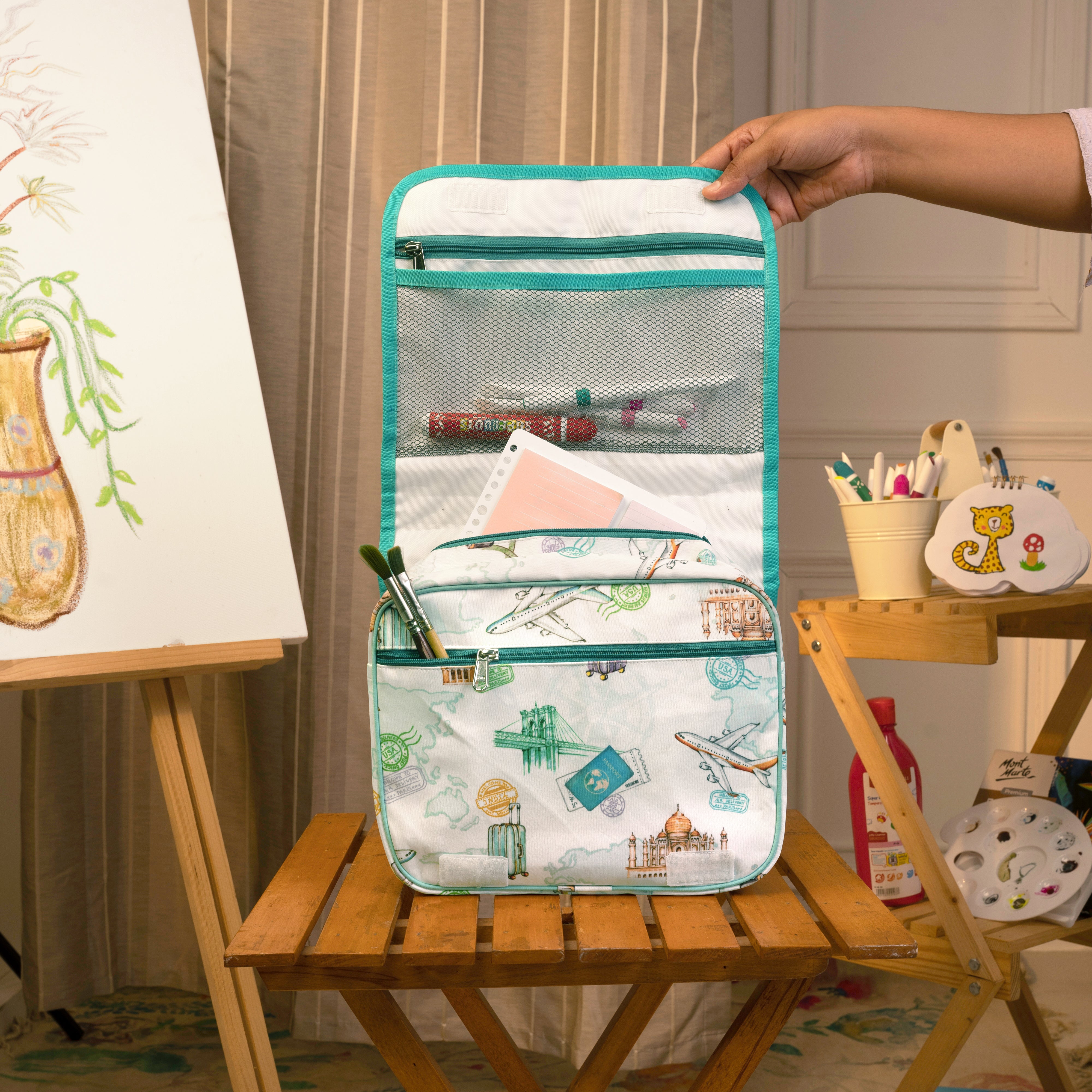 Passport To Wonderland Little Artist Art Bag