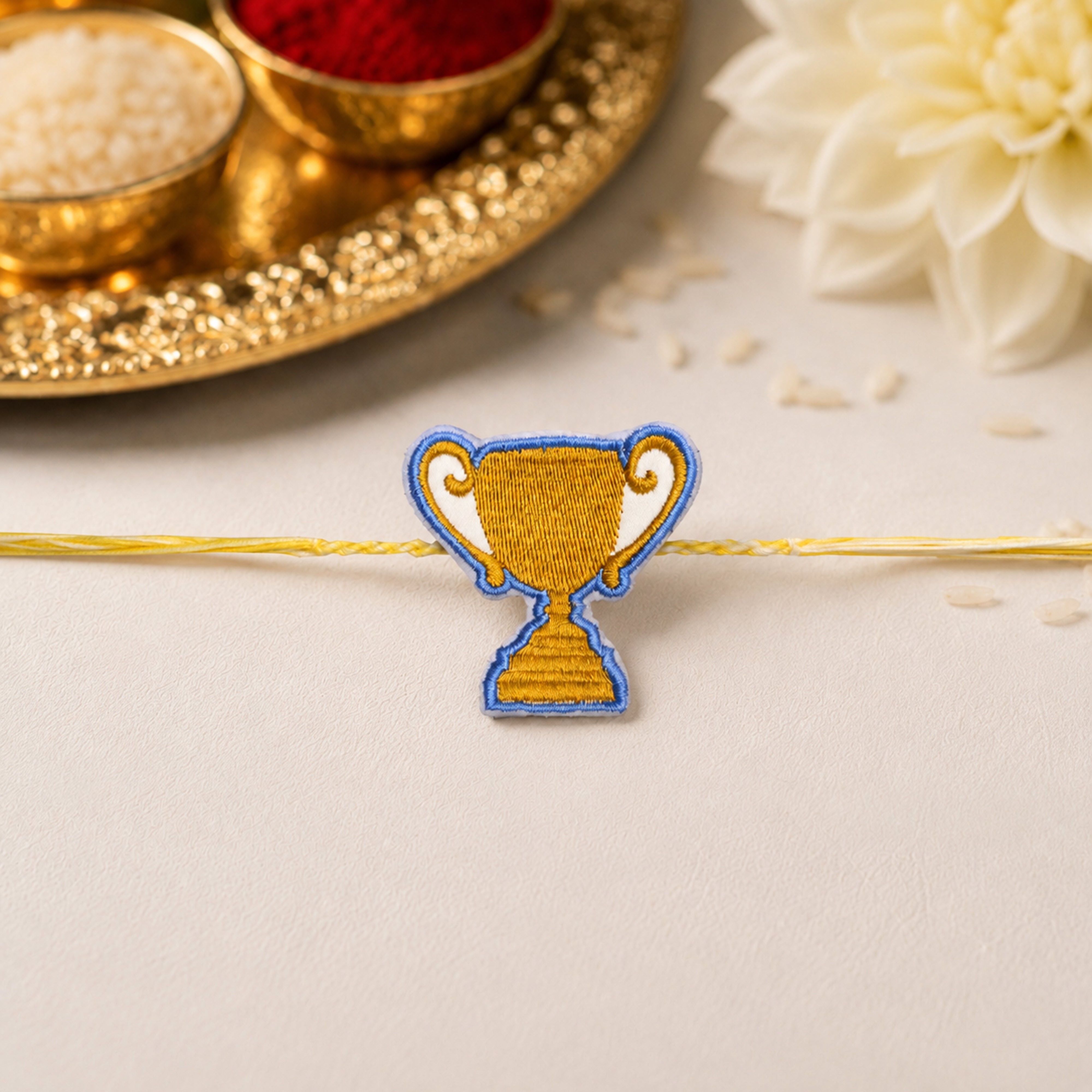 Champion Embroidered Rakhi