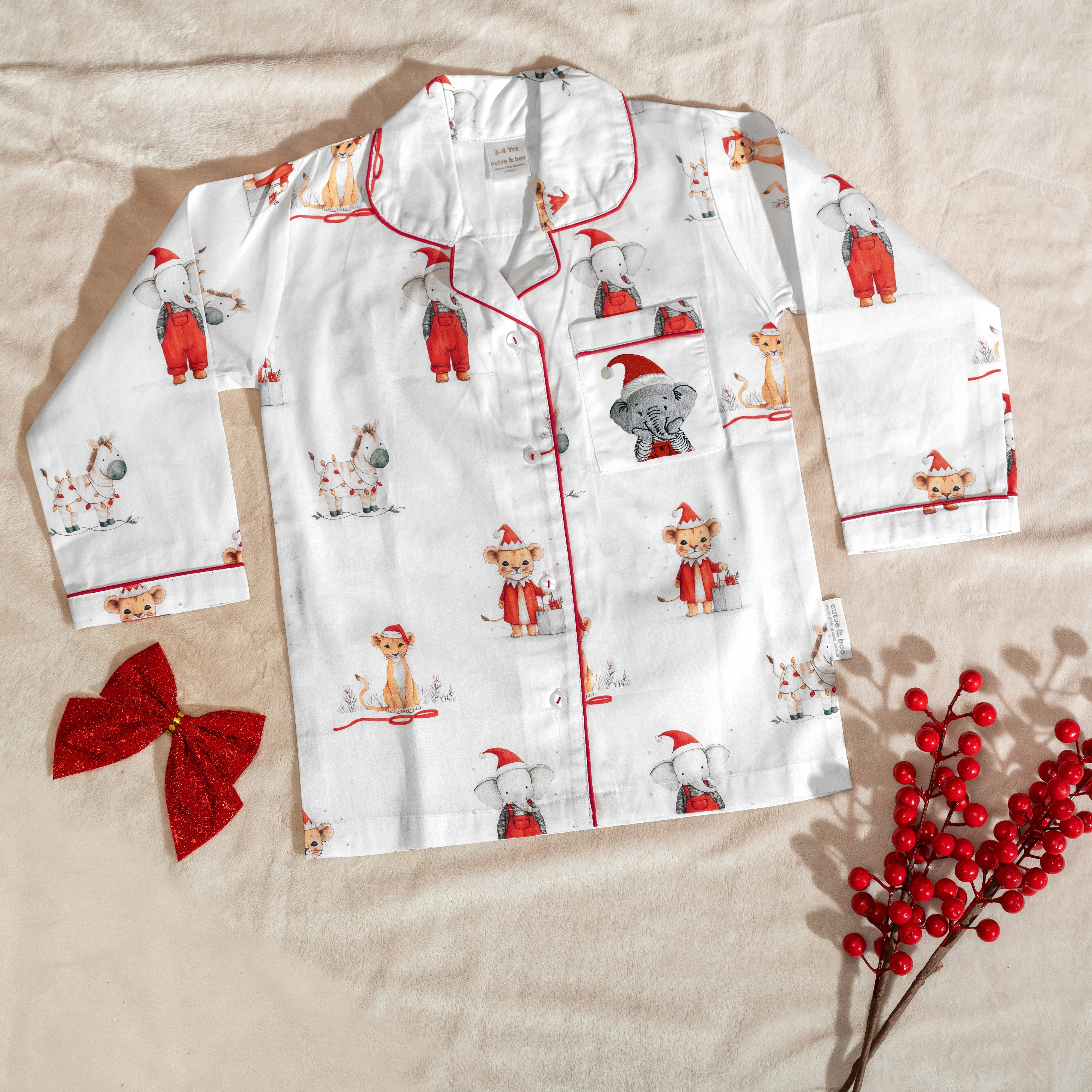 Holiday Tails Night Suit for Adults