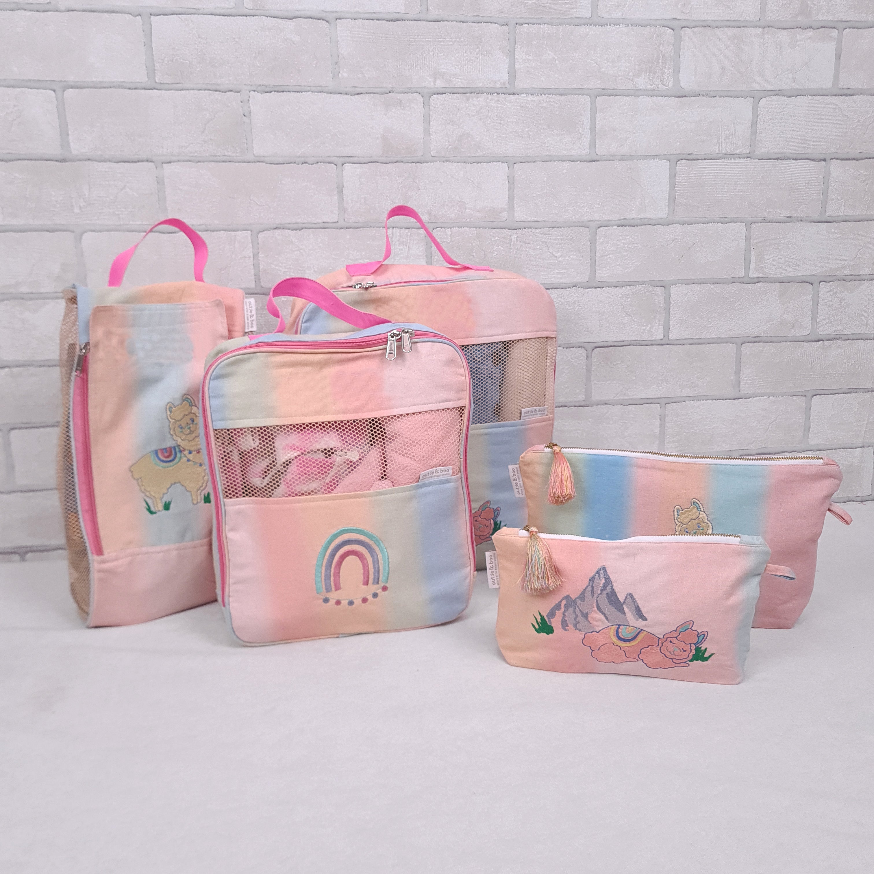 Ooh La Llama Organizer Bags (Set of 5)
