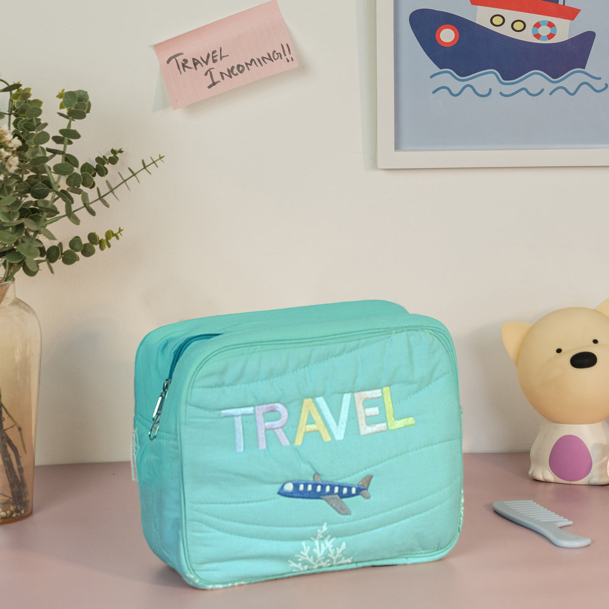 Boo Jeeer Little Keeper Pouch - Travel (Turquoise)