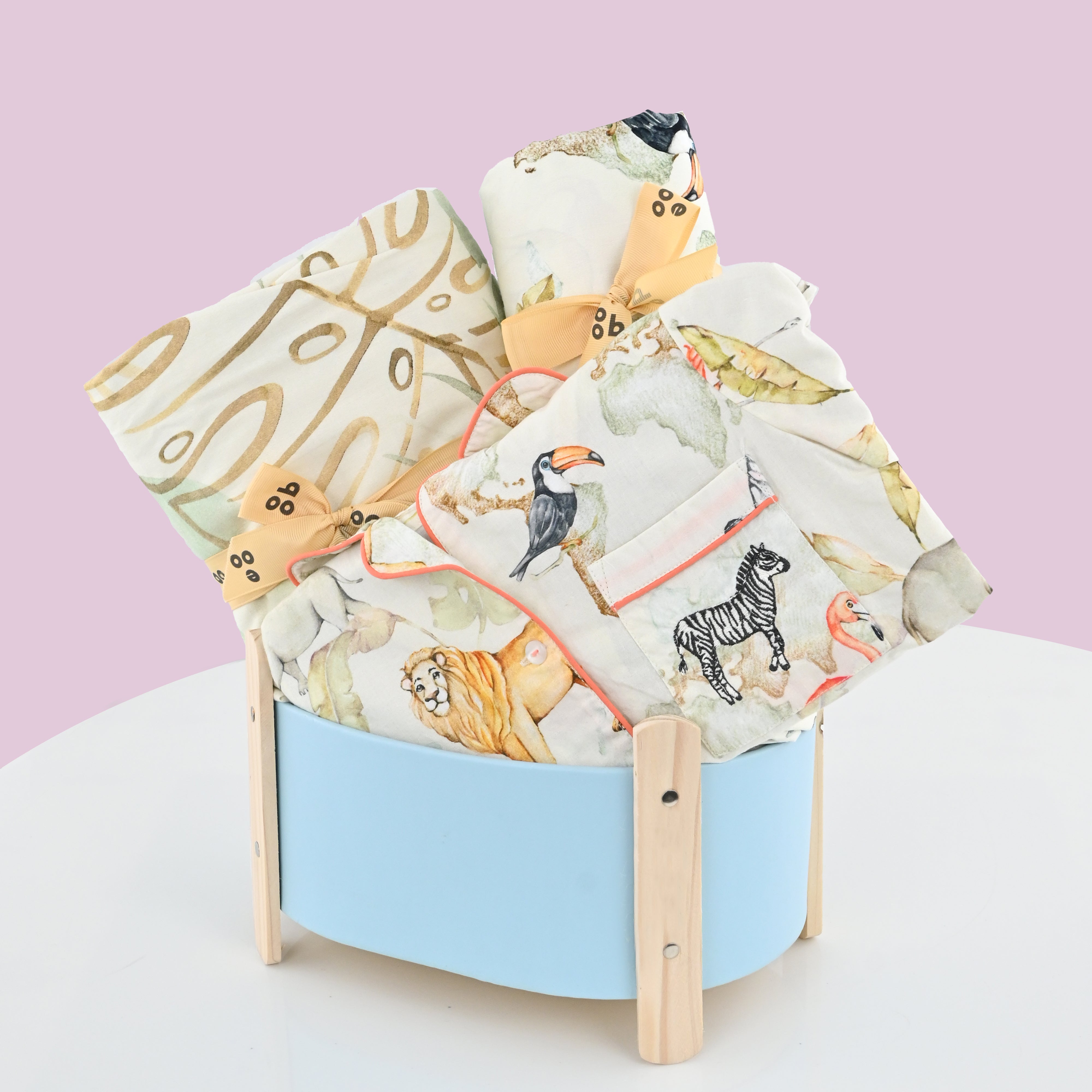 Baby It's Wild World Bedtime Bliss Basket
