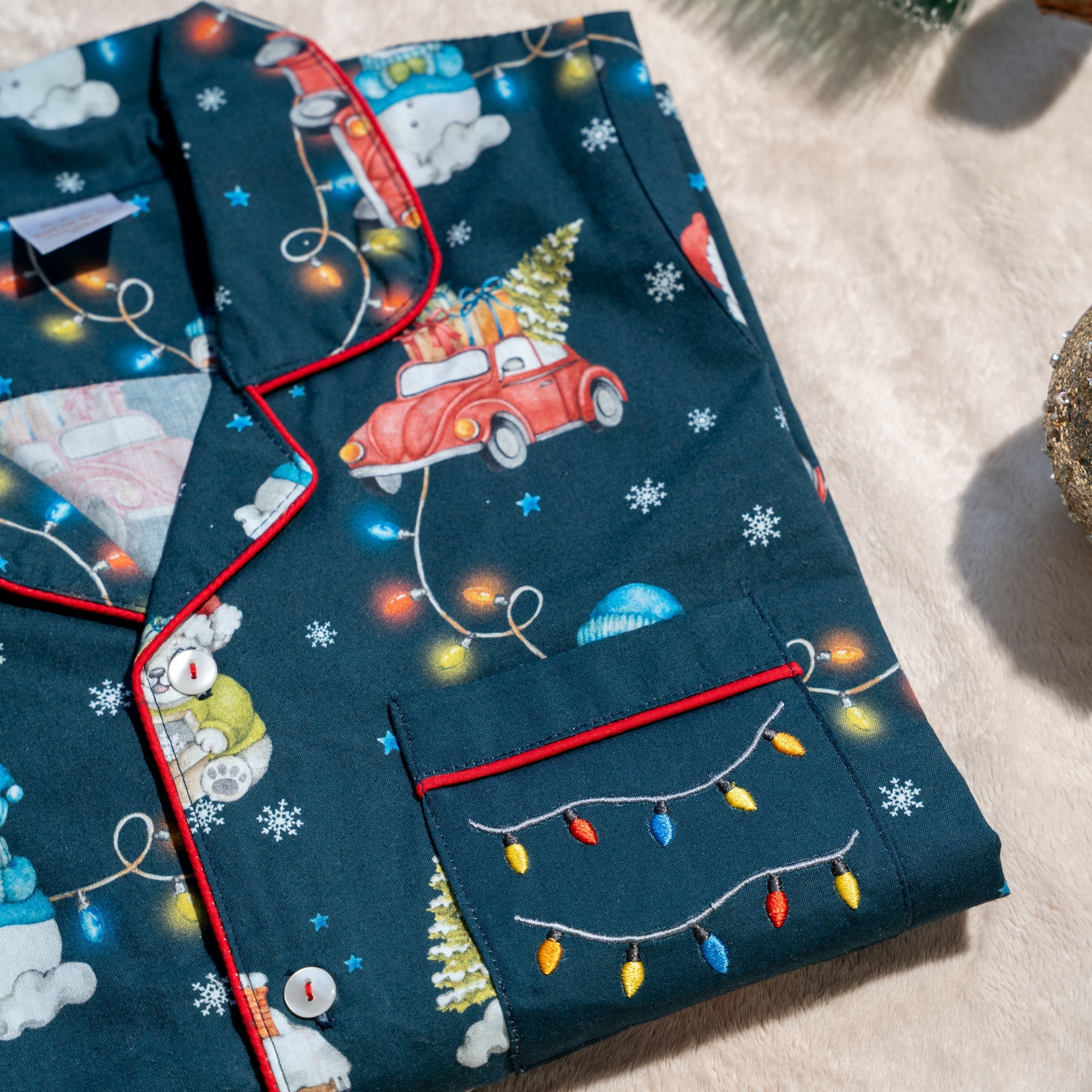 The Night Before Christmas Night Suit  for Adults