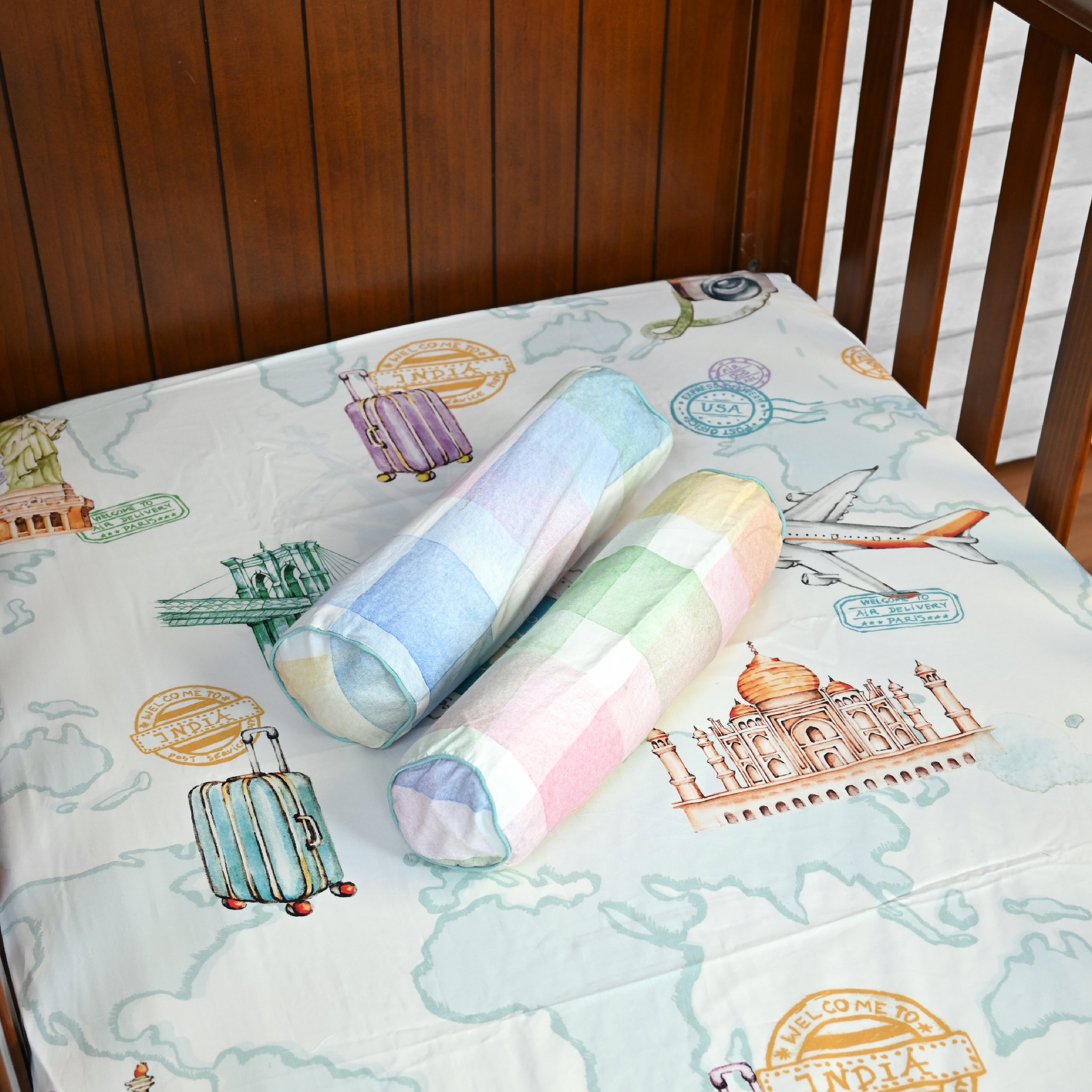 Passport To Wonderland - Crib Set of 3