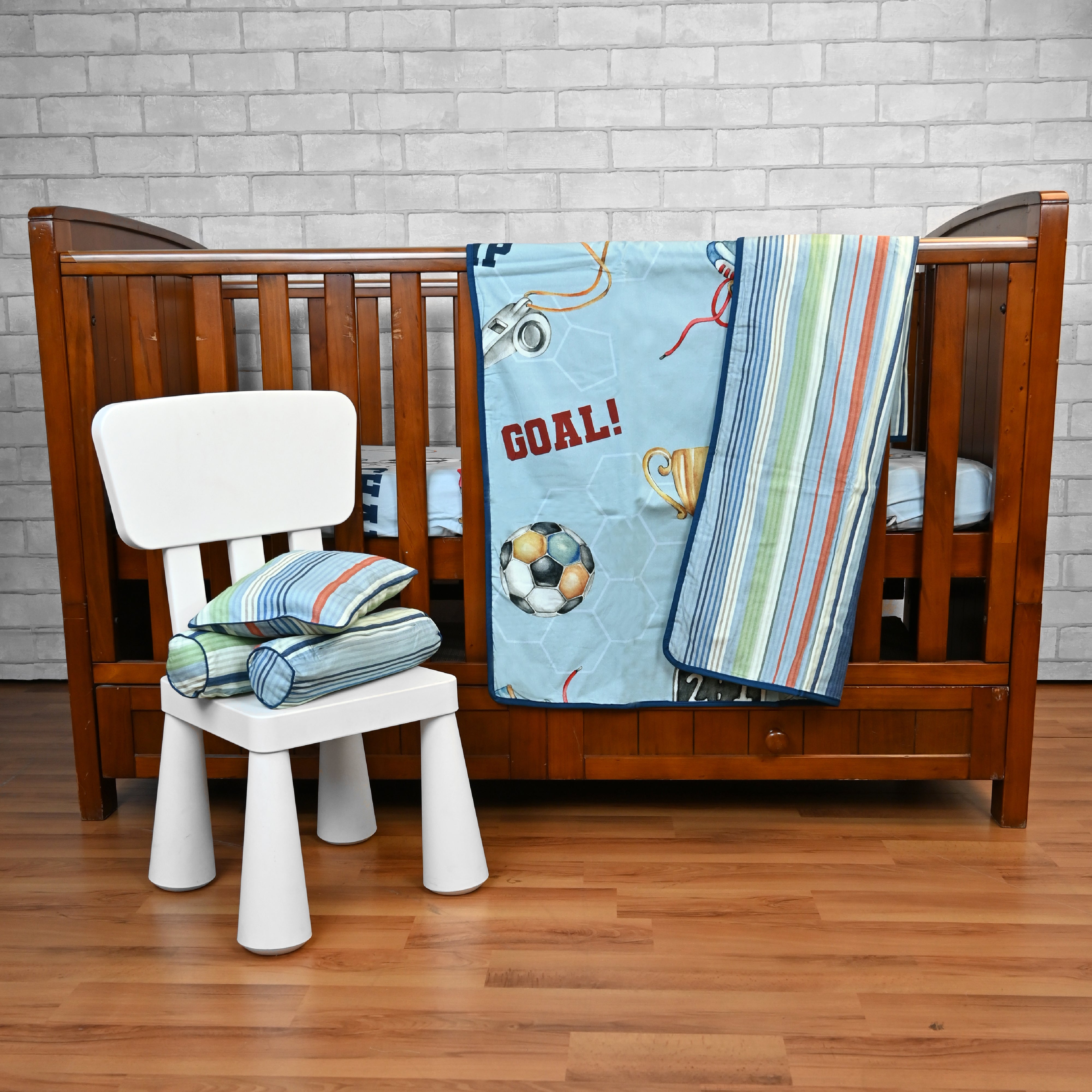 The Game Plan - Crib Set of 4